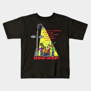 Doowop singing Kids T-Shirt